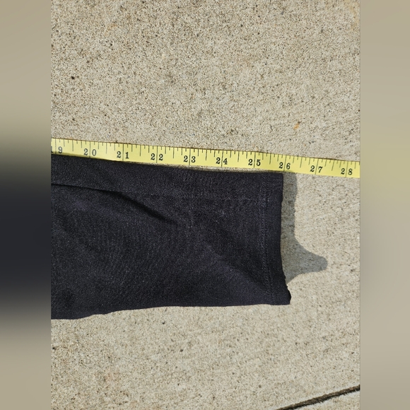 Express Black Spandex workout zip Up gym stretch pants leggings small - Picture 6 of 6